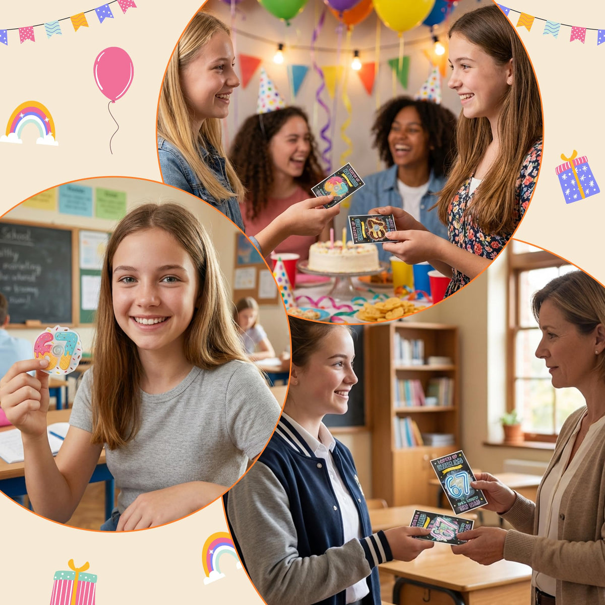 Feuid Gniea spring party favors for Easter and birthdays