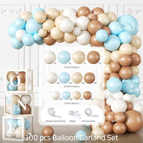 Fexivo balloon boxes and accessories help create structured centerpieces.