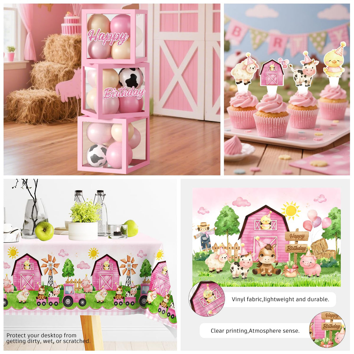 Fexivo farm backdrop scene creates a cute photoshoot setting