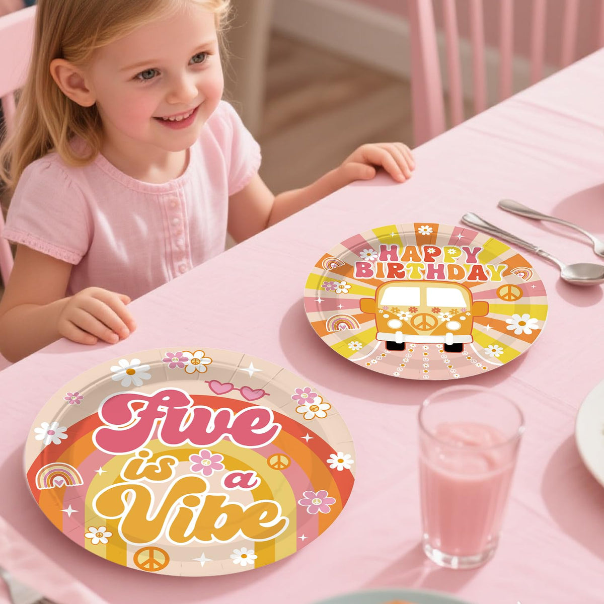 Fexivo Five Is a Vibe 7-inch plates provide sturdy serving during the party.