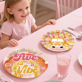 Fexivo Five Is a Vibe 7-inch plates provide sturdy serving during the party.