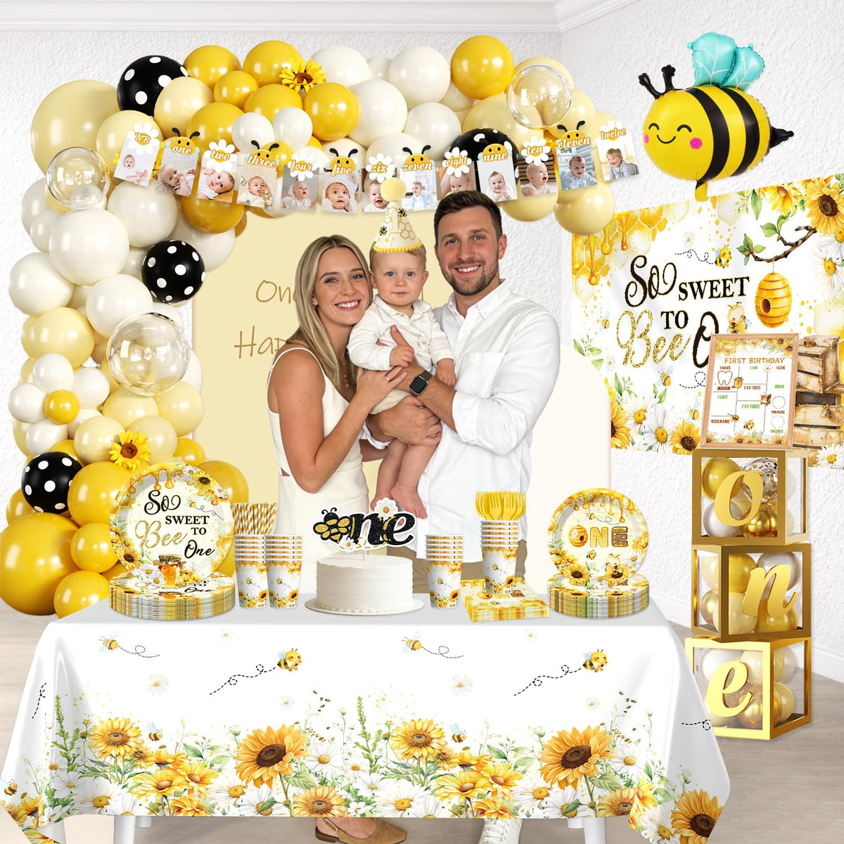 Fexivo foil and latex balloons for a festive finish.