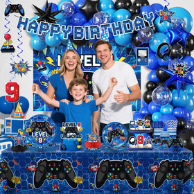 Fexivo gamer-themed tablecloths protect surfaces and simplify cleanup.