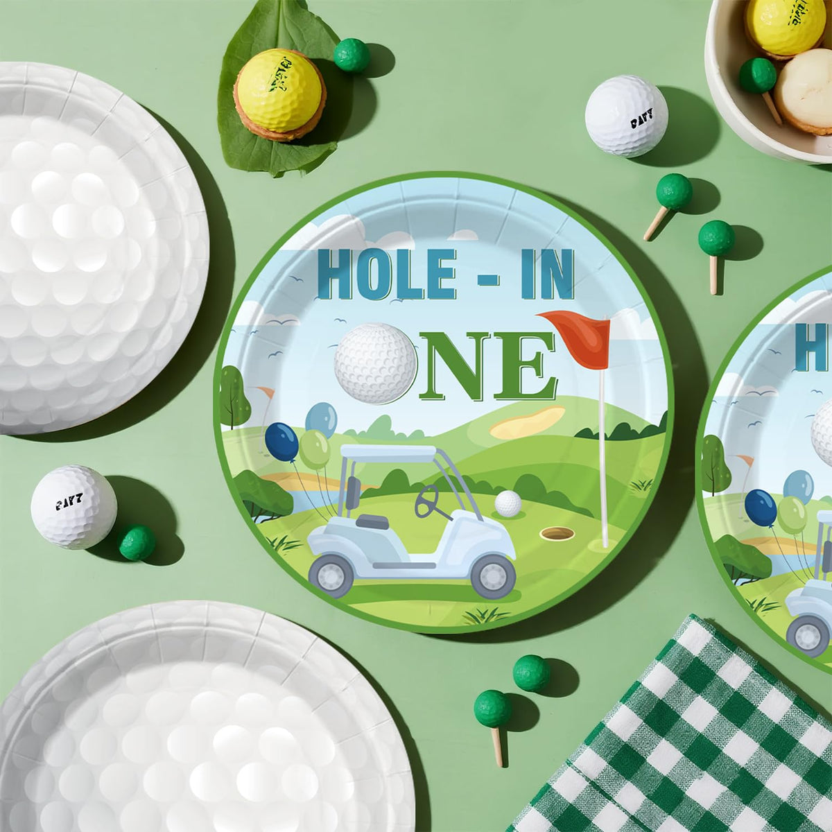 Fexivo golf theme backdrop adds depth for photos and memories.