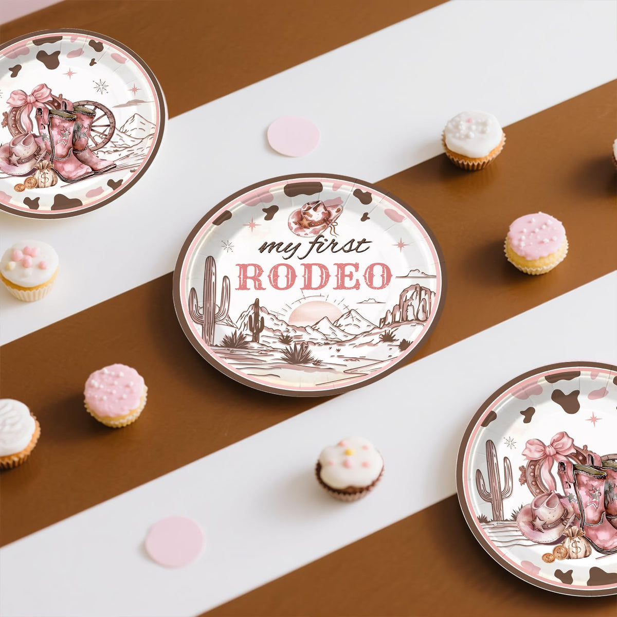 Fexivo rodeo foil balloons provide sparkling birthday highlights.