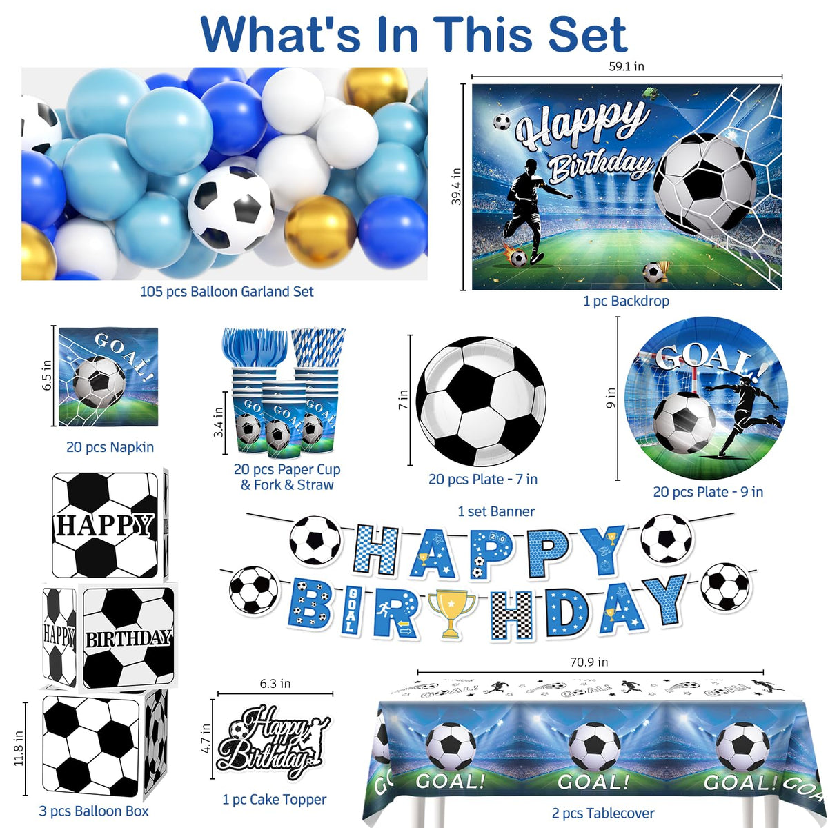 Fexivo soccer birthday backdrop creates a vibrant stadium vibe for photos