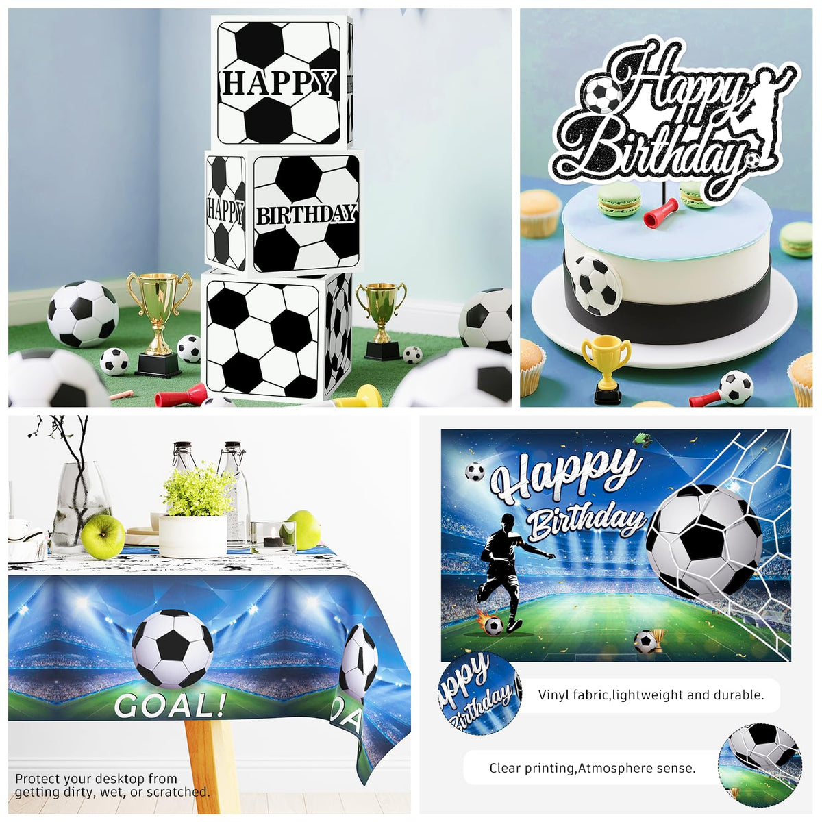 Fexivo soccer plates seven to nine inches provide sturdy, food-grade serving options