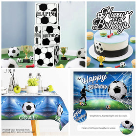Fexivo soccer plates seven to nine inches provide sturdy, food-grade serving options