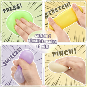 FFNIU steamed bun toy close-up showing soft squeezable texture