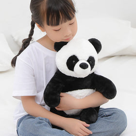 FFxiong panda plush stitching detail highlights durability for daily use.
