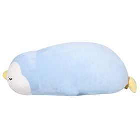 Soft fur detail on FFxiong penguin plush for cozy hugs