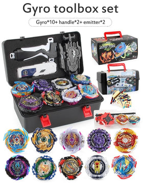 FGFXL Battling Top gyros shown ready for action with smooth, durable spins.
