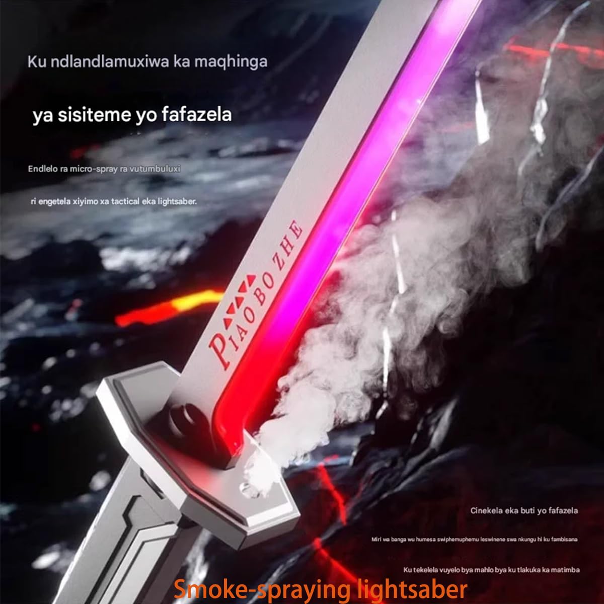 FGGHFT Spark Saber mist spray system creates energy surge visuals