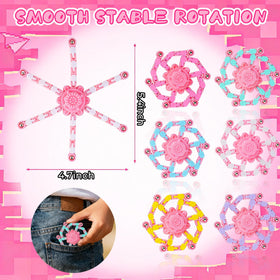 FGYLYOX pink robot-shape spinner adds tactile fun during learning