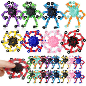 FGYLYOX transformable fidget spinner red aids focus and calm.