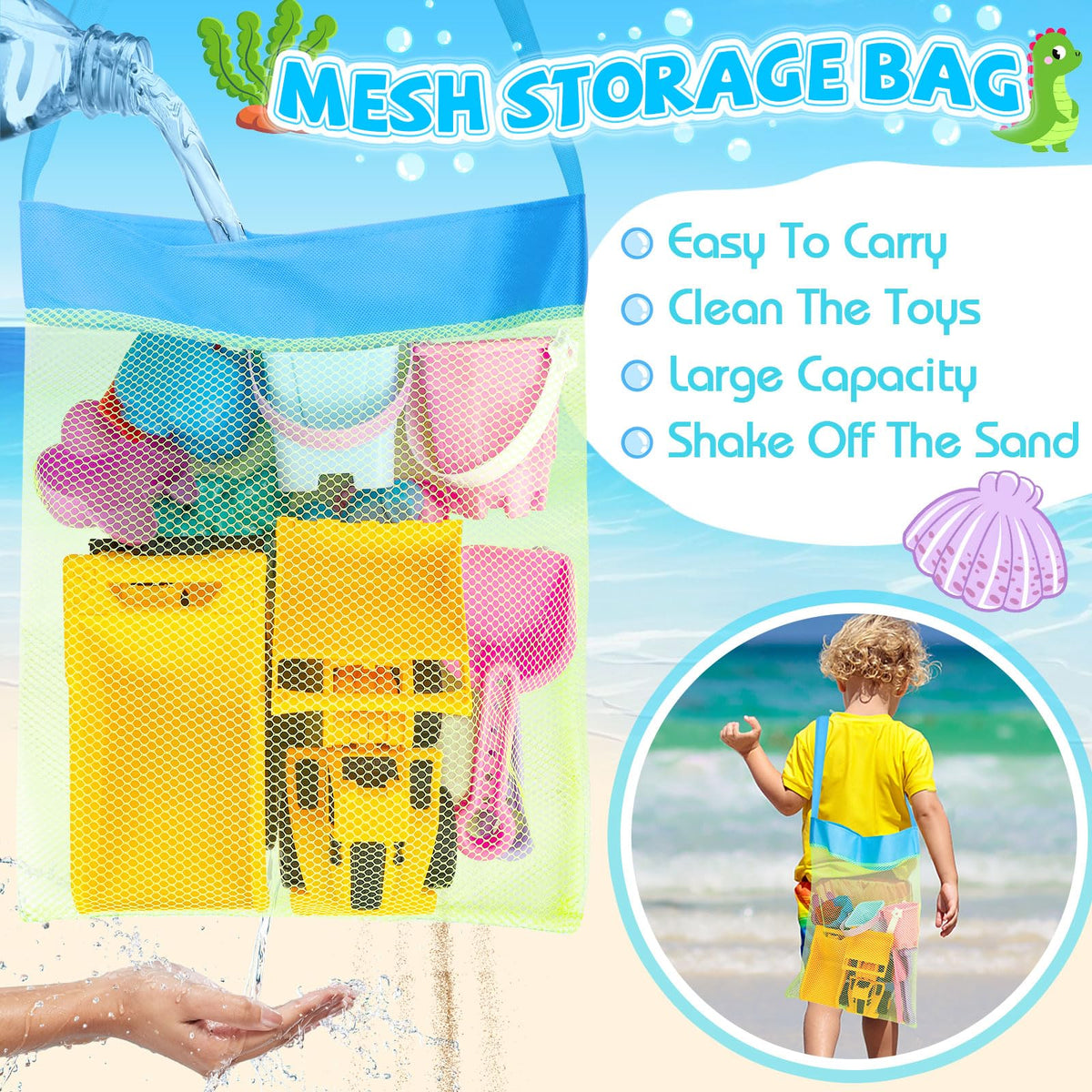 FHOZGECY sand castle molds inspire imaginative castle building.