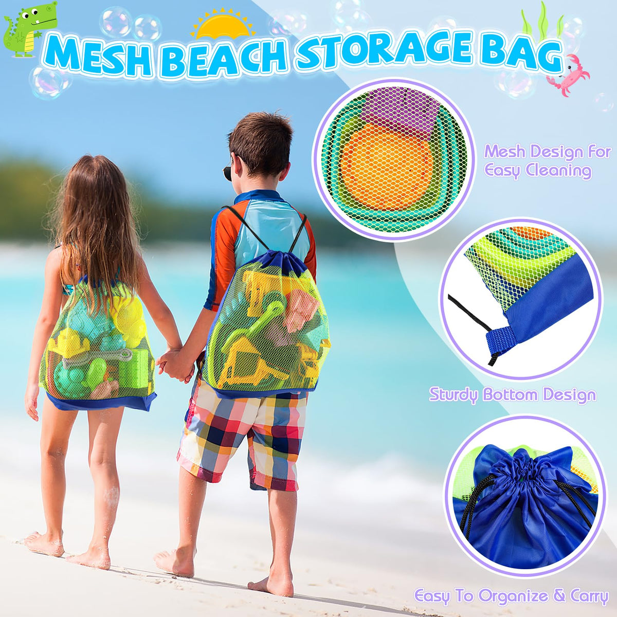 FHOZGECY packaging and storage solution for beach toys