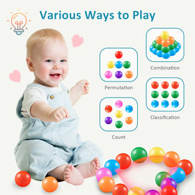 FHRILEK ball pit balls green, ideal for tumbles and visual tracking in playrooms.