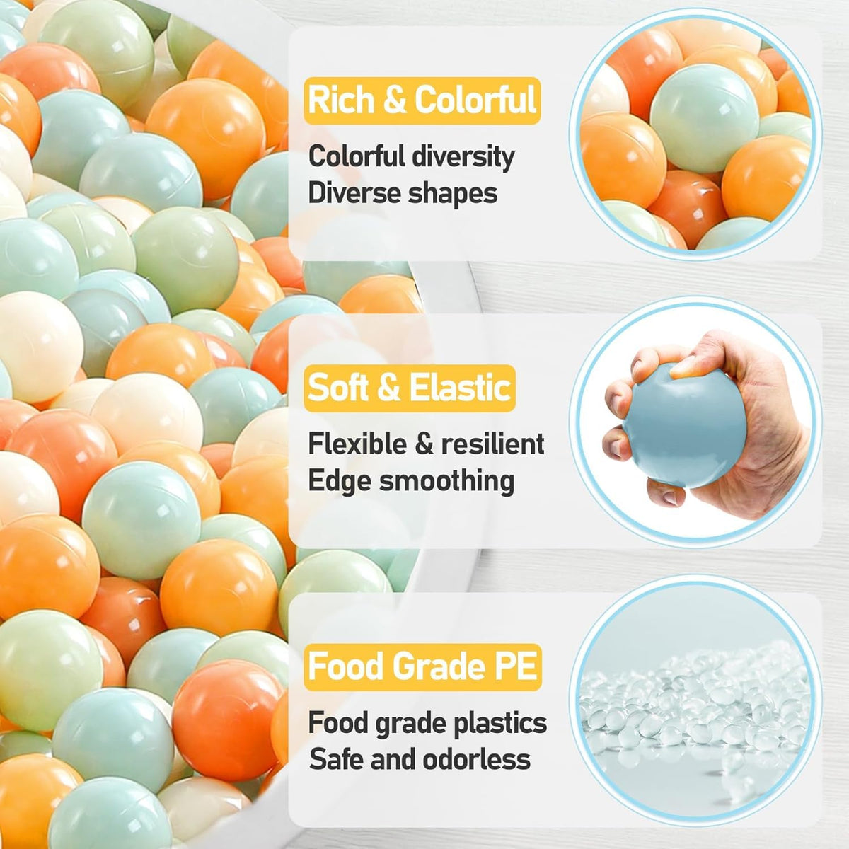 FHRILEK balls suited for indoor and outdoor play and decor