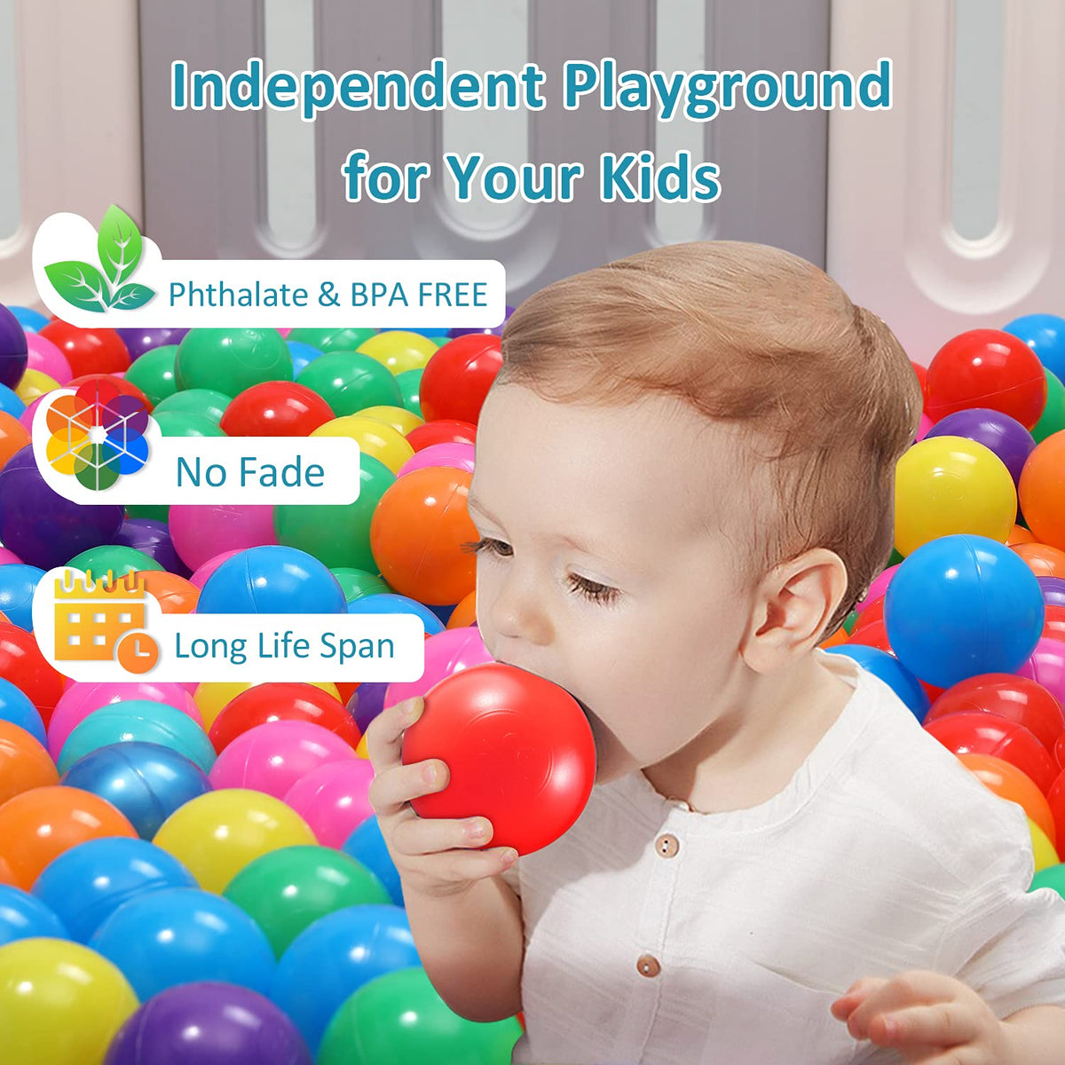 FHRILEK ball pit balls orange, bright accents for festive learning.