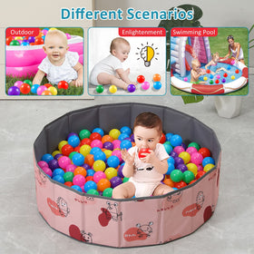FHRILEK ball pit balls pink, invites sensory play and easy crowd control.