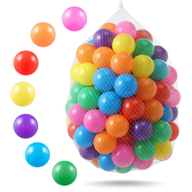 FHRILEK ball pit balls red, ideal for indoor pits and color learning.