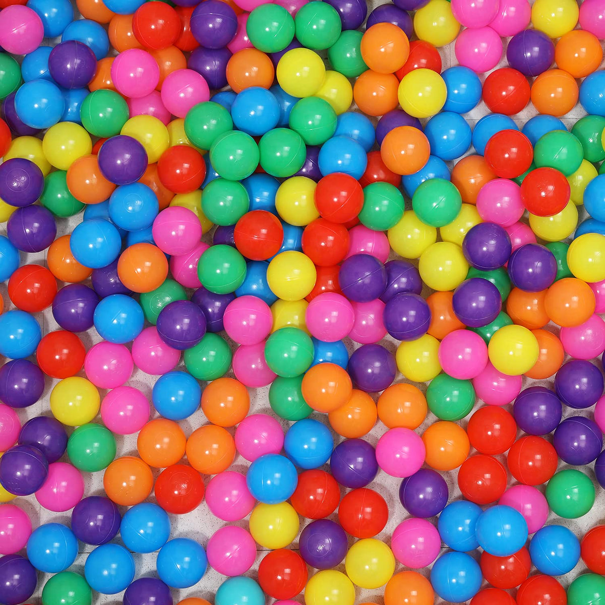 FHRILEK ball pit balls smooth-surface, easy to wipe clean after messy play.