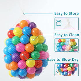 FHRILEK ball pit balls yellow, supports color recognition during playtime.