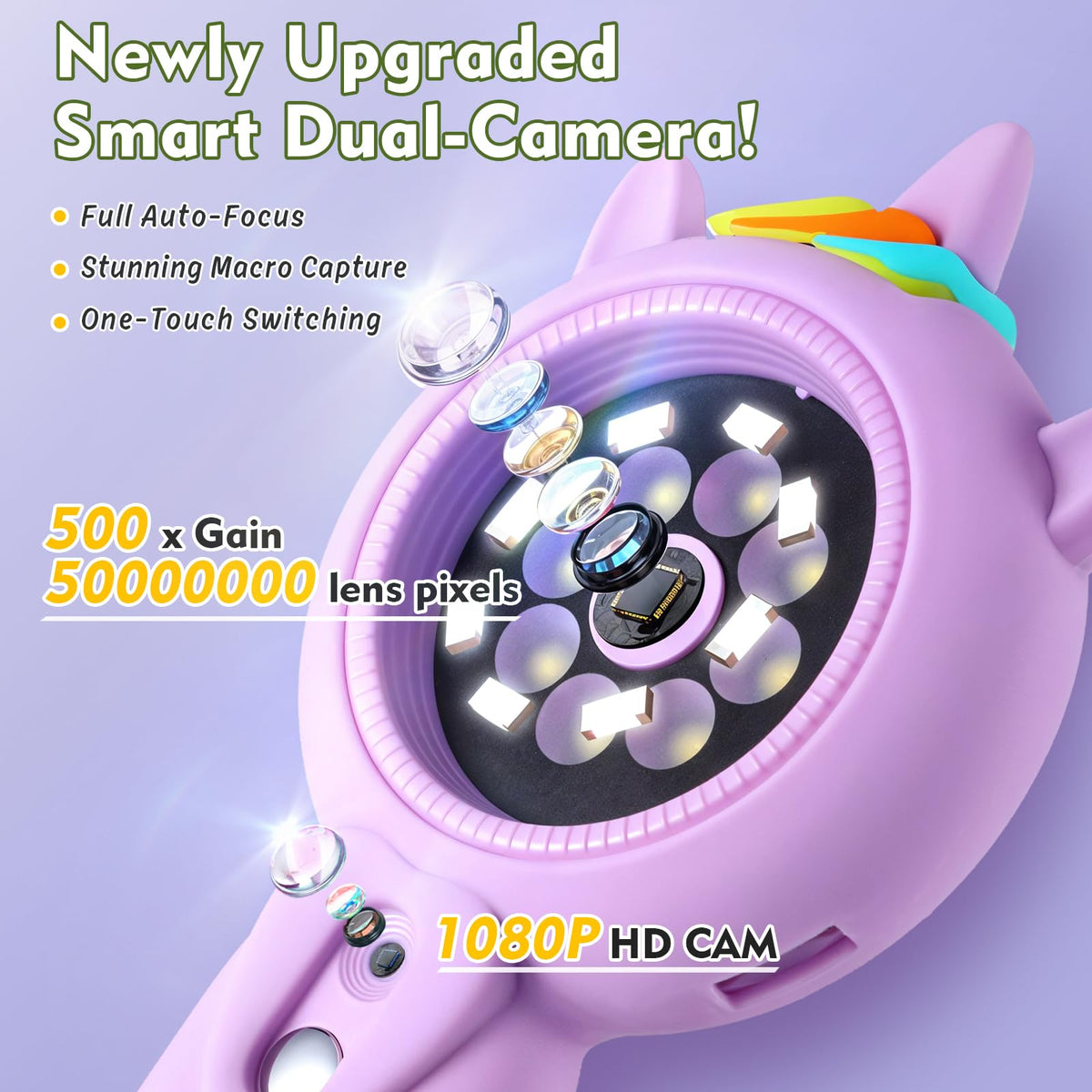 FHskFH Kids Microscope makes a thoughtful STEM gift for curious kids.