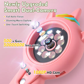 FHskFH Kids Microscope makes a great educational gift for ages 3 to 12.