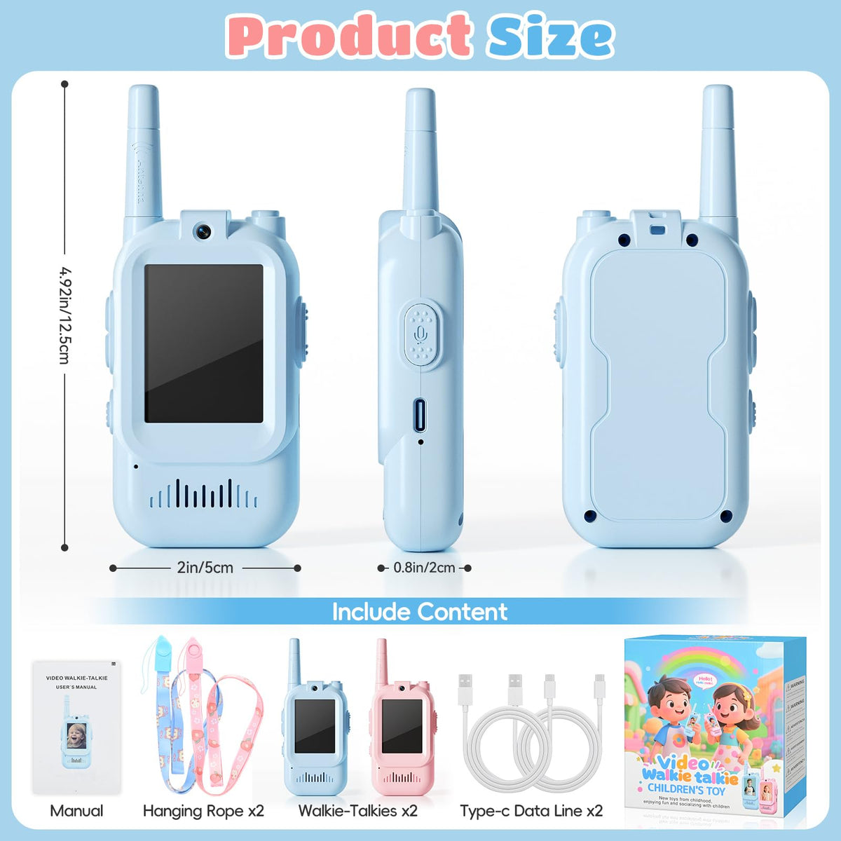FHskFH lightweight kid friendly design fits small hands