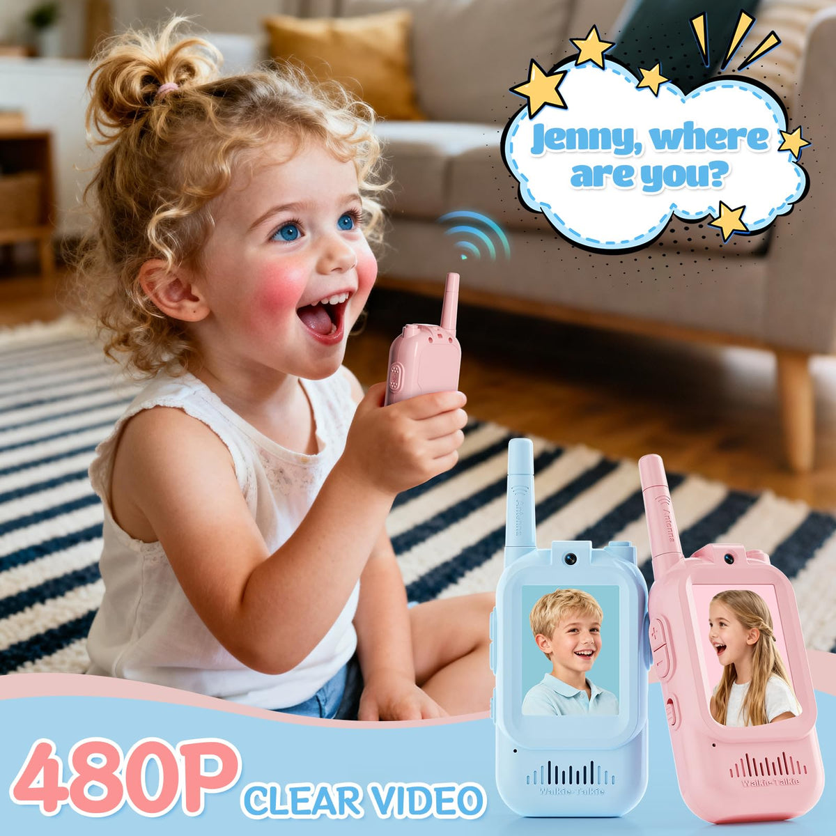 FHskFH long range walkie talkies suitable for indoor and outdoor use
