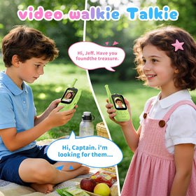 FieGsom Kids Video Walkie Talkie 2-inch screen close-up for face-to-face chat.