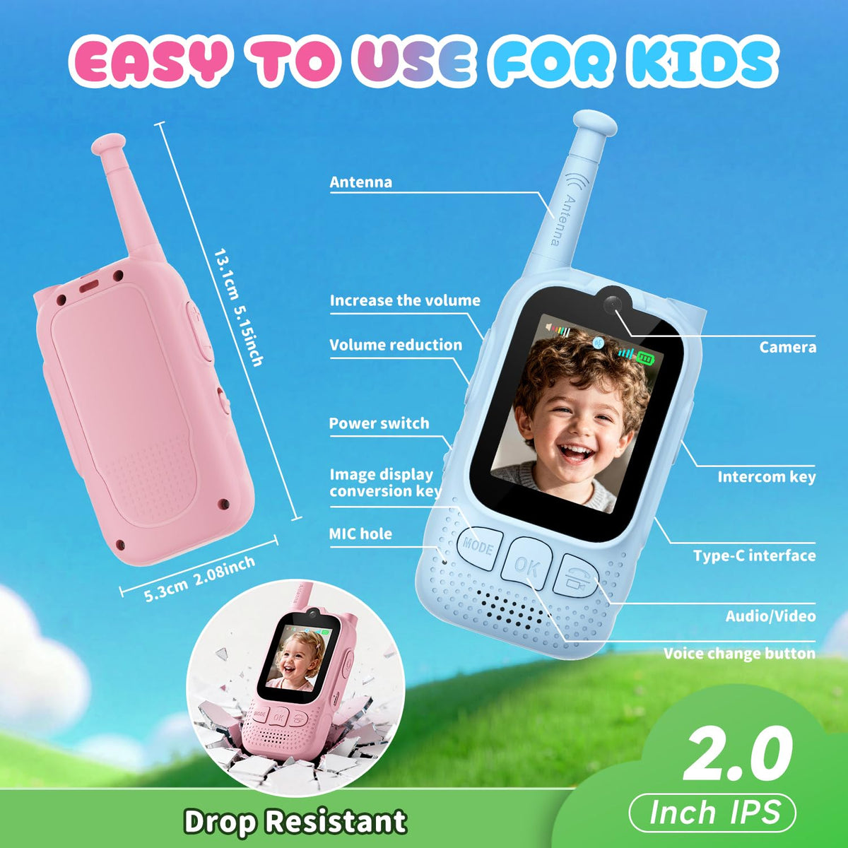 FieGsom ergonomic design fits small hands for comfortable long use.