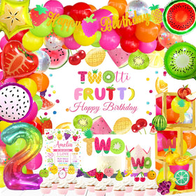 Fiesec Twotti Fruity backdrop brightens the party stage for photos