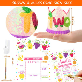 Fiesec Twotti Fruity TWO cutouts for milestone photo moments