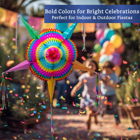 Fiesta Wraps artisanal pinata with handcrafted character.