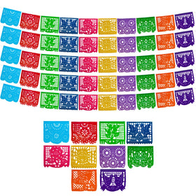Fiesta Wraps Mexican banner flags with bold designs brighten outdoor celebrations