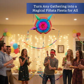Fiesta Wraps Mexican Pinata doubles as decor and interactive game