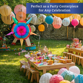 Fiesta Wraps Mexican Pinata suitable for Cinco de Mayo and birthday celebrations