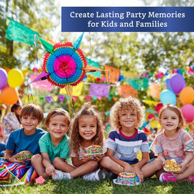 Fiesta Wraps Mexican Pinata foil streamers add shimmering party accents