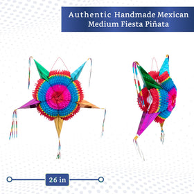 Fiesta Wraps Mexican Pinata side view showing durable craft for celebrations