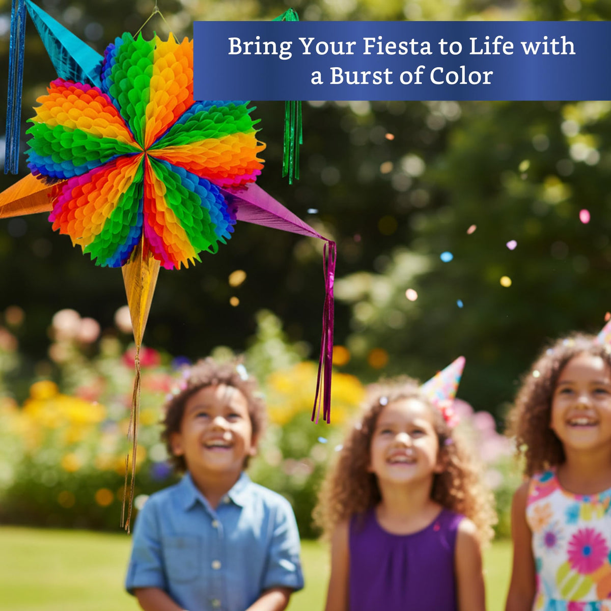 Fiesta Wraps pinata ideal for Cinco de Mayo and Mexican birthday celebrations.