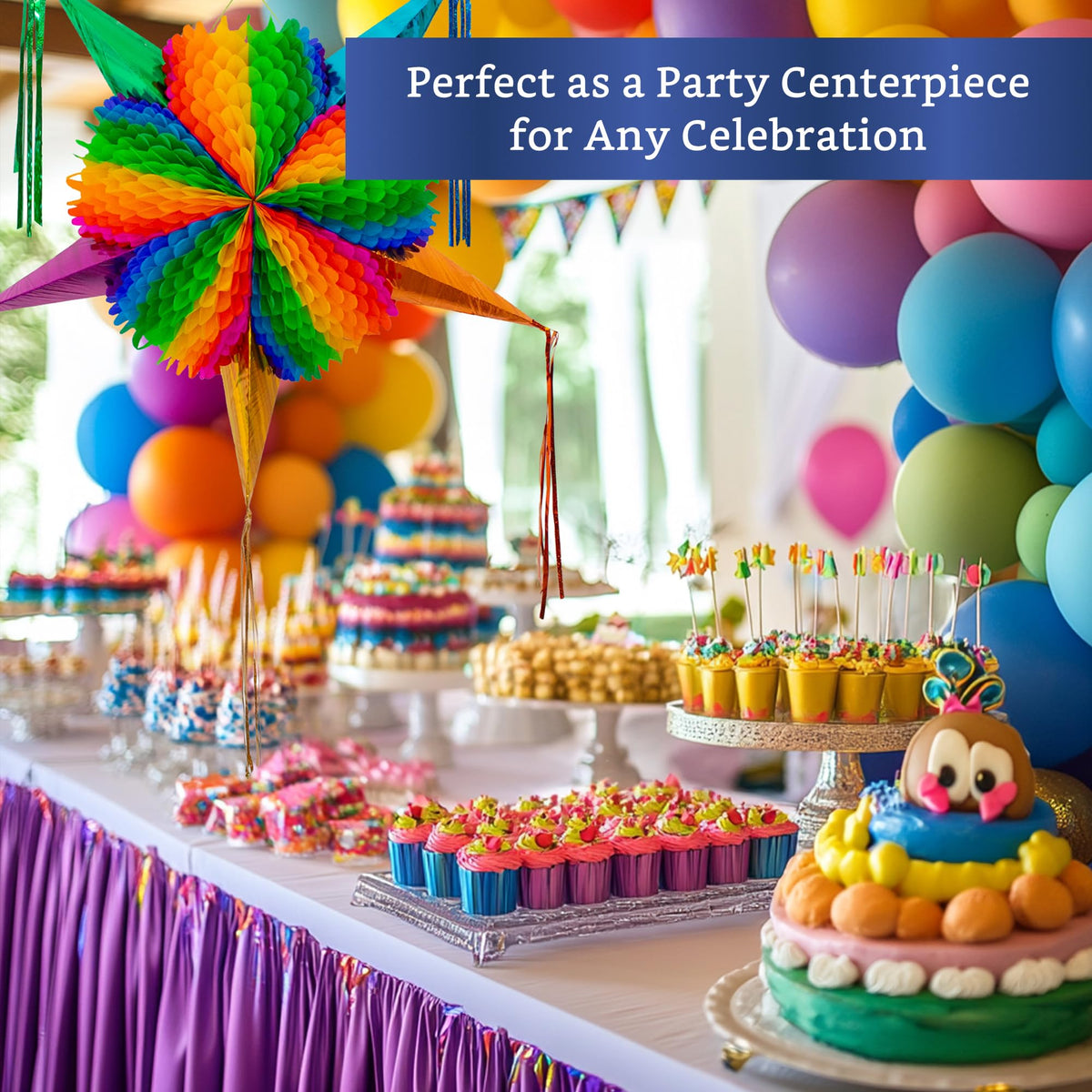 Fiesta Wraps pinata suitable for multiple party occasions.