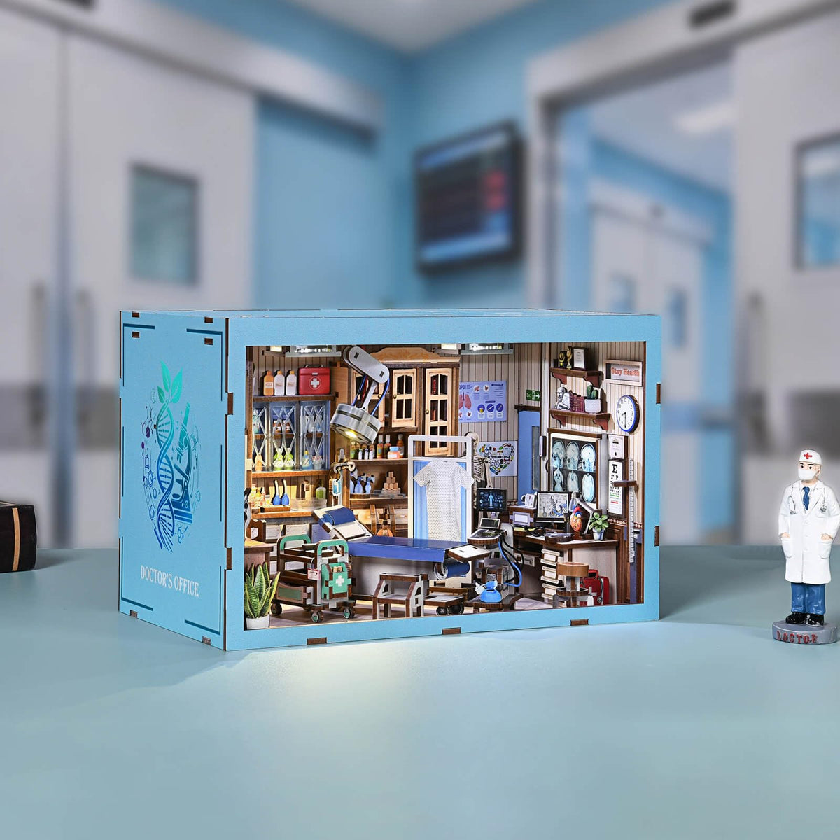 Fifijoy Book Nook includes ready-to-build pieces and clear instructions