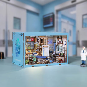 Fifijoy Book Nook includes ready-to-build pieces and clear instructions