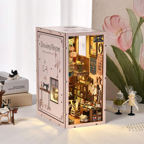 fifijoy Book Nook Kit rest area with warm lighting for relaxing pauses