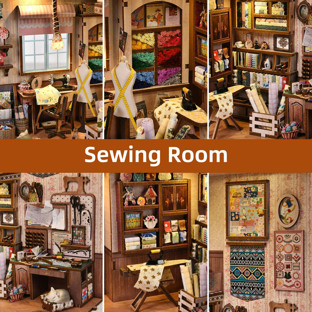 fifijoy Sewing Room thread organizer segment for neat storage