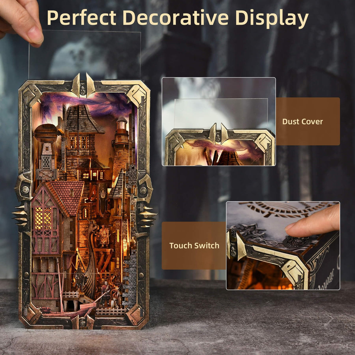 fifijoy Viking Book Nook Kit decor display ideas for living spaces