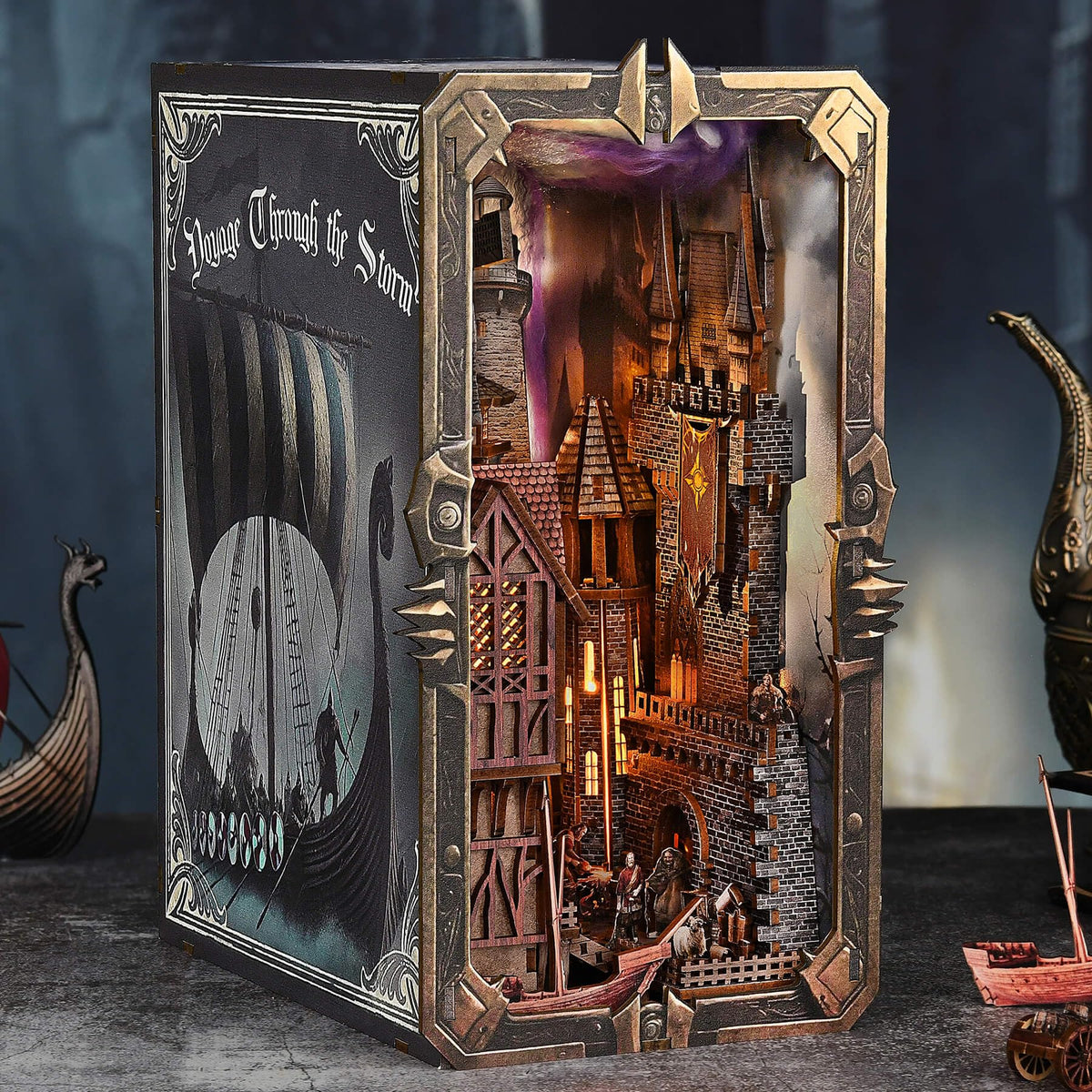 fifijoy Viking Book Nook Kit gift idea for Vikings and DIY fans